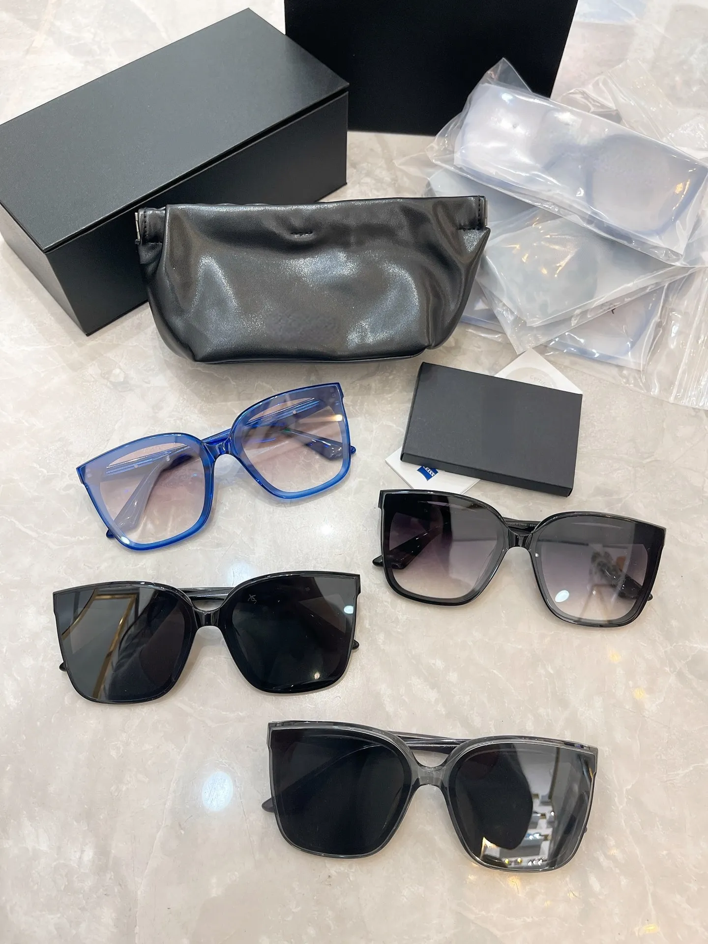 2022 new gm sunglasses sunglasses sheet square fashion round rice nail glasses BURTY