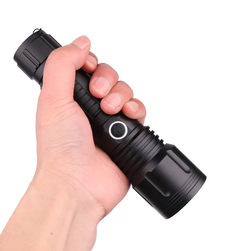 New XHP70 Powerful LED Flashlight Aluminum With Zoom And Waterproof IPX6 Litwod Power Supply 18650 Or 26650 Battery Flash Bulb 20W