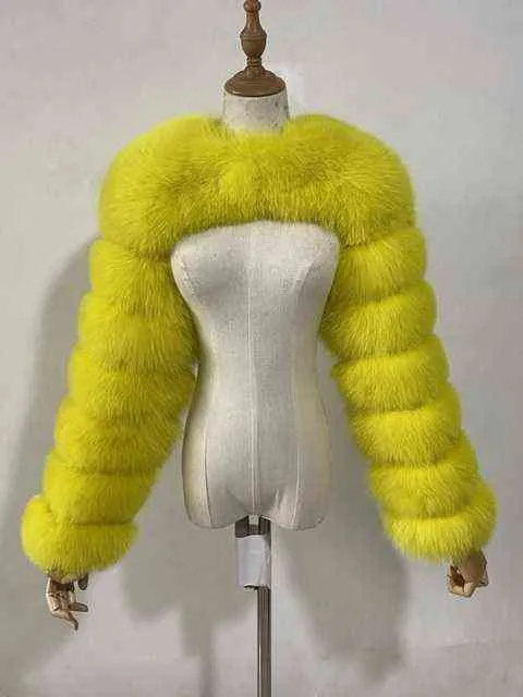 Icclek Pur Coat Ful Fashion IMITATION Autumn e Winter New Women's Wear T220716