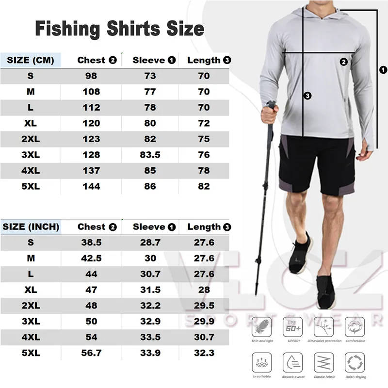 원료 기어 낚시 셔츠 남자 긴 소매 크루 넥 스웨트 셔츠 야외 UV 보호 통기성 낚시 의류 camisa pesca 2207163039