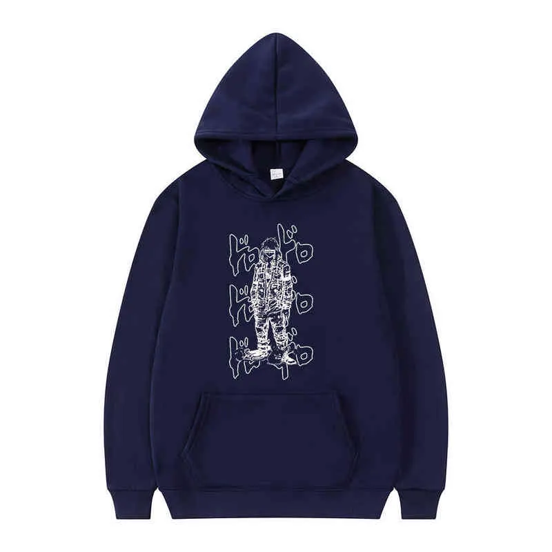 Japan Anime Dorohedoro Nikaido Print Hoodie Male 90s Manga Oversized Hoodies Casual Hoody Fashion Man Sweatshirts Cosplay 2022 Y220713