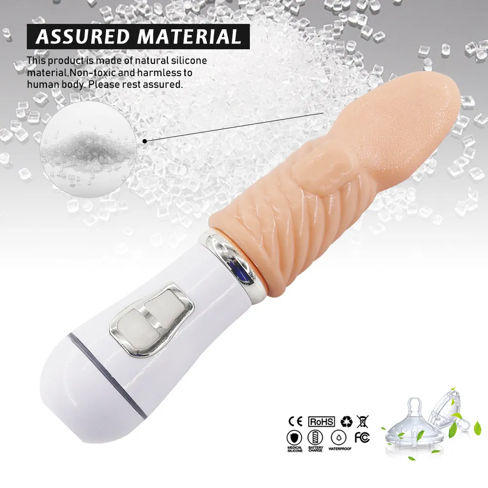 FBHSECL CLITORIS Stimulator masturbation orale Toys Sexy For Women G-spot Massageur 12 Mode érotique Produits adultes Vibrateur de langue