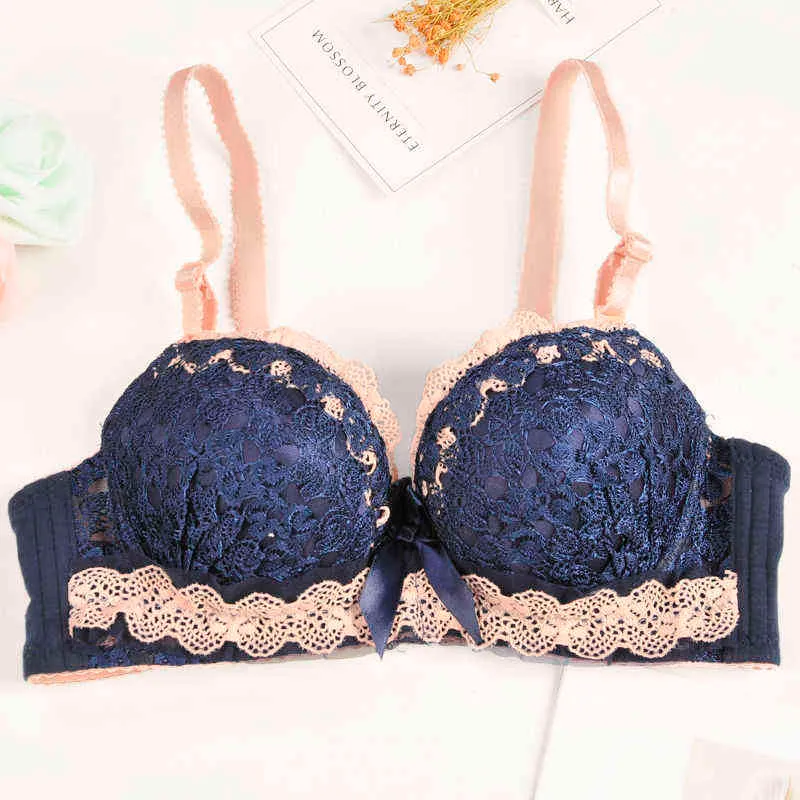 Ragazze Reggiseno a buon mercato Donne sexy Pizzo Reggiseno sfoderato Reggiseno push-up Brasserie Reggiseni intimo Lingerie Intimo Bralette donna L220726