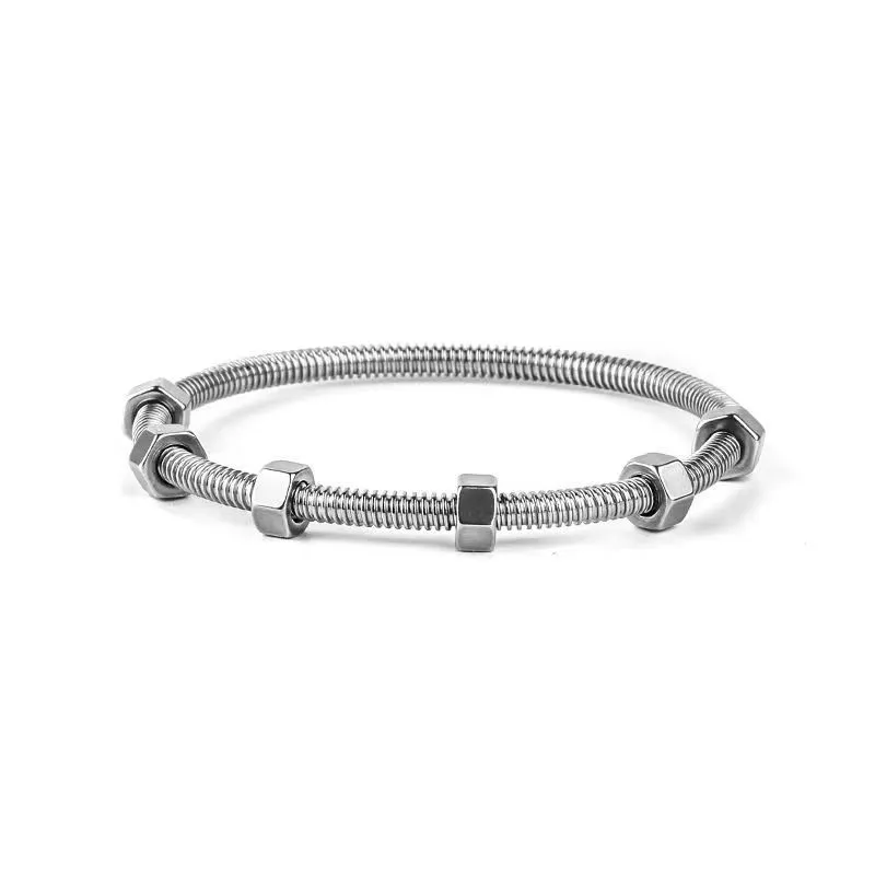 2022 nova moda casal pulseira para homens mulheres pulseira europeu clássico parafuso pulseira designer de alta qualidade 316l jóias gift324a