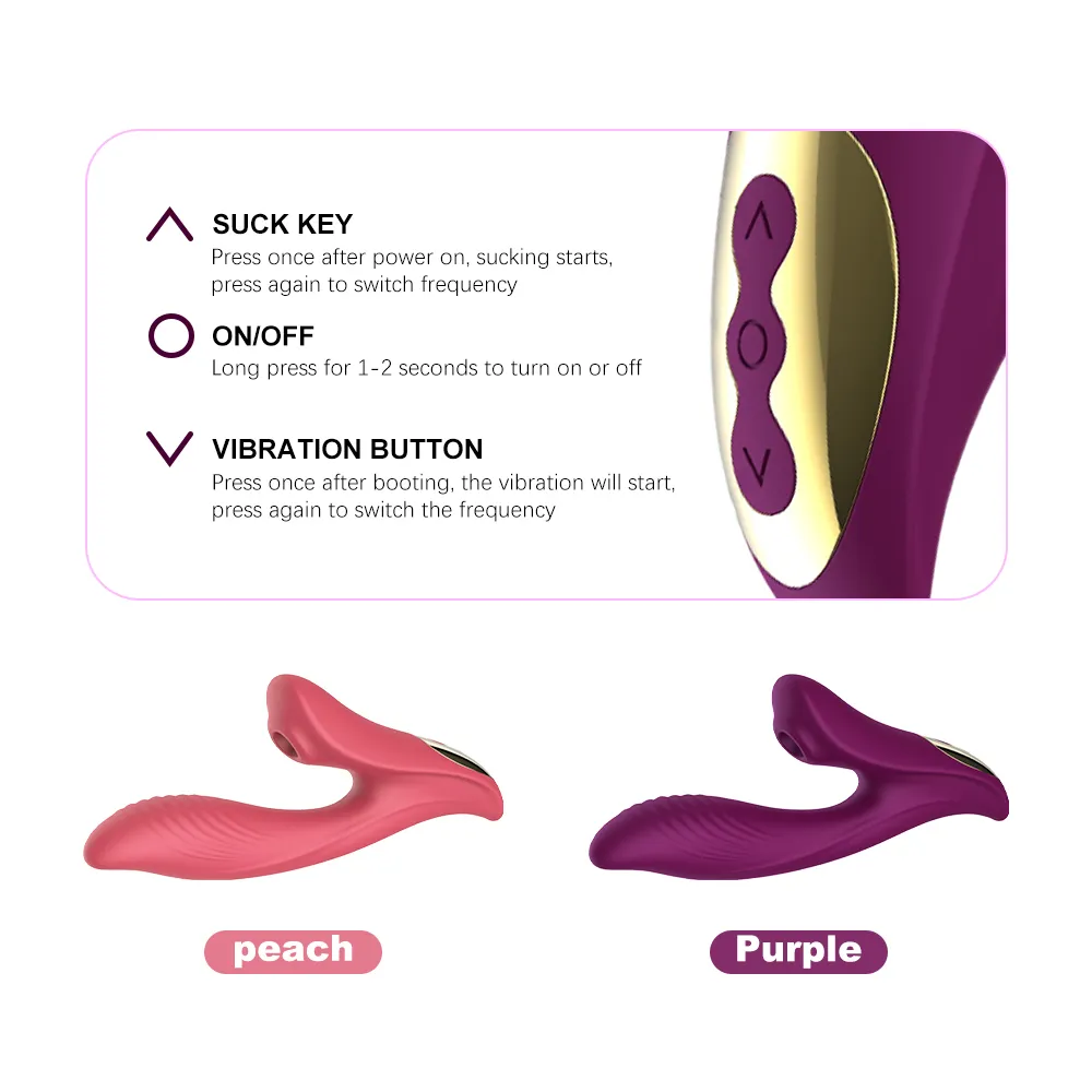 Clitoris Sucking Vibrator pour les femmes Sucker Sucker Clitoral Stimulateur rechargeable Dildo Sexy Toys Adultes
