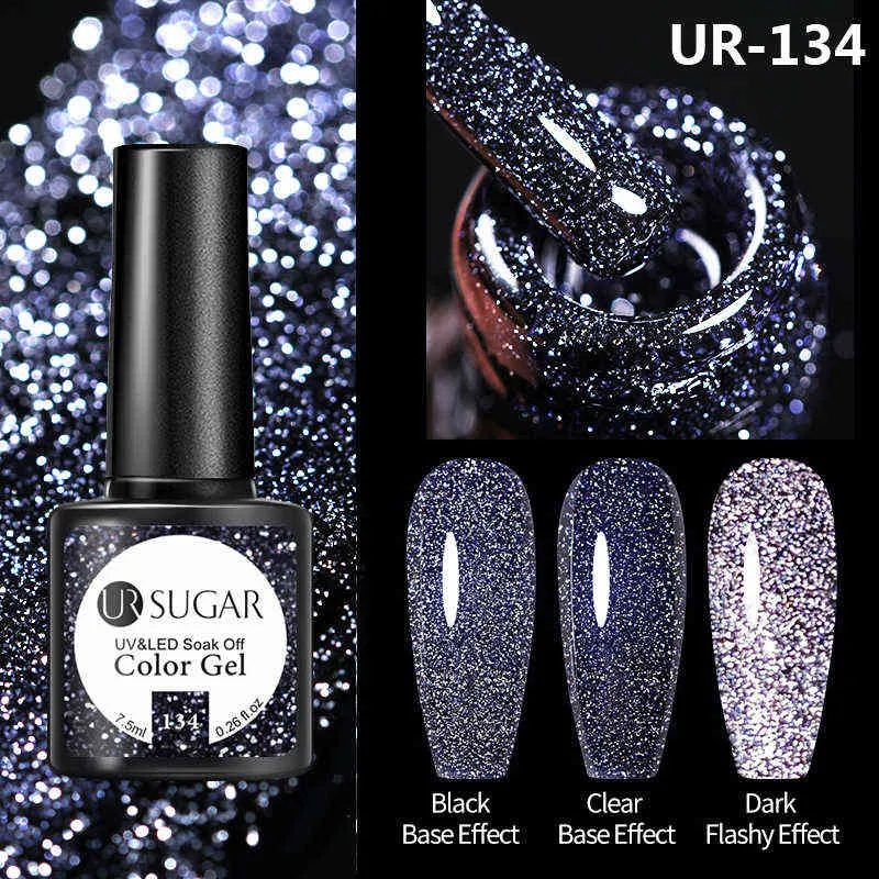 NXY Nail Gel 7 5 ml Réfléchissant Paillettes Vernis Manucure Art Semi Permanent Uv Lampe À LED Vernis 0328