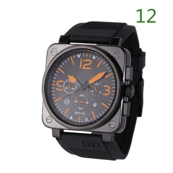 2022 Six Stitches Luxury Mens Watches Tous cadran travail Quartz Watch Top Brand Belon Rubber Men ACCESSOIRES MODIALES ACCESSOIRES DE HAUTE QUALITÉ 3353009