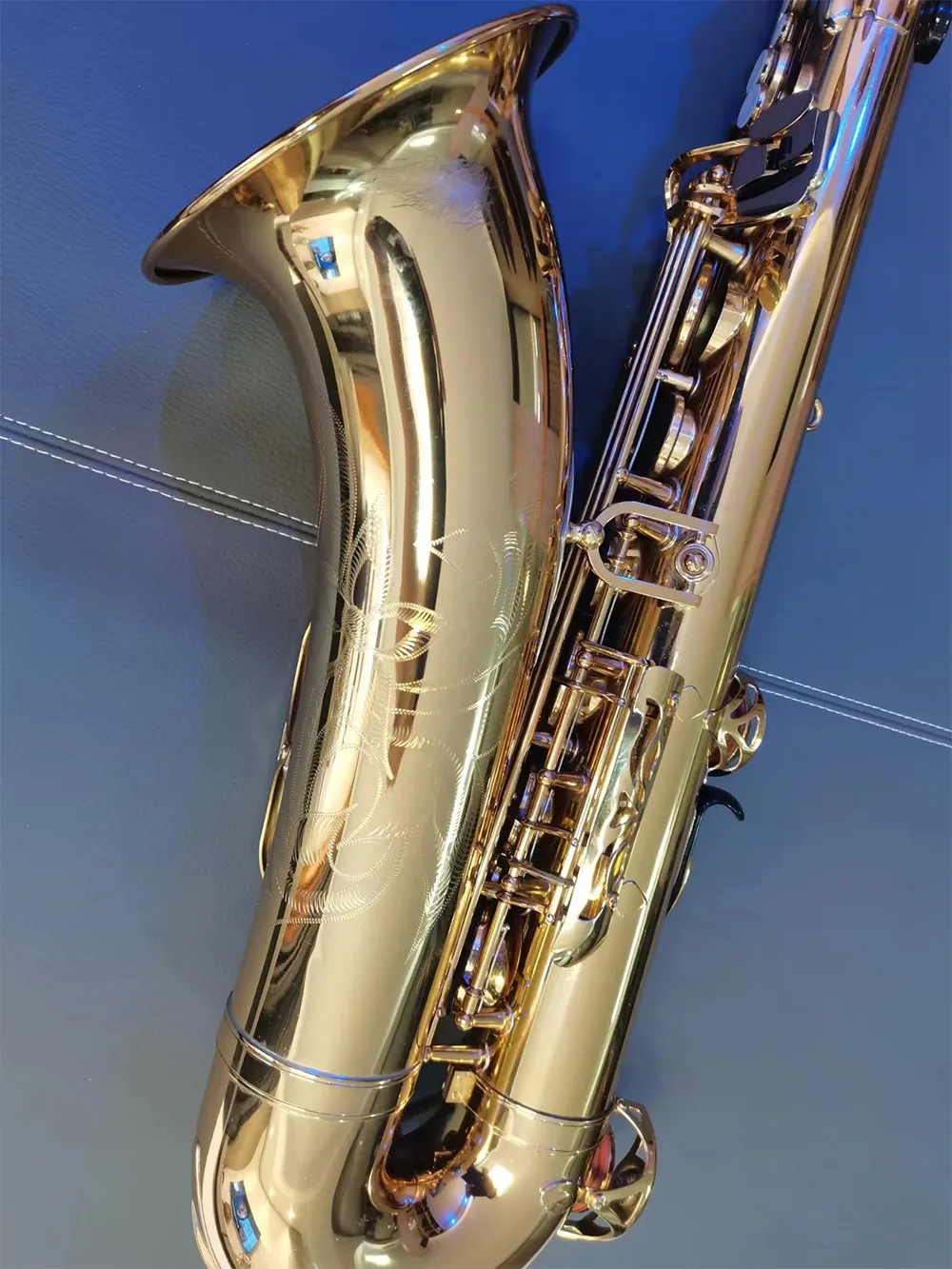 Clásico YTS-480 estructura modelo B-key saxofón tenor profesional instrumento de jazz sensación cómoda SAX tono de grado profesional
