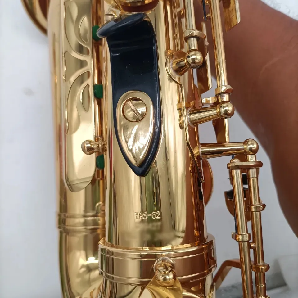 Originale YAS62 struttura onetoone modello Eb professionale sassofono contralto suono di livello professionale rapporto più confortevole SAX2387143