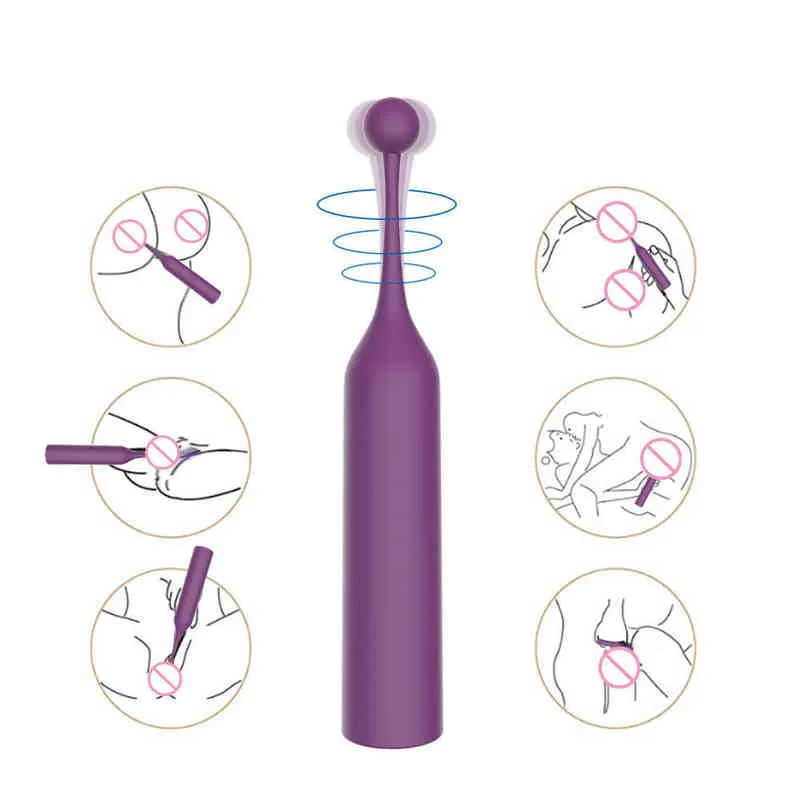 Vibrateurs produits pour adultes charge point G vibrant femmes haute fréquence Massage aux haricots de miel bâton Av recommandé 220713