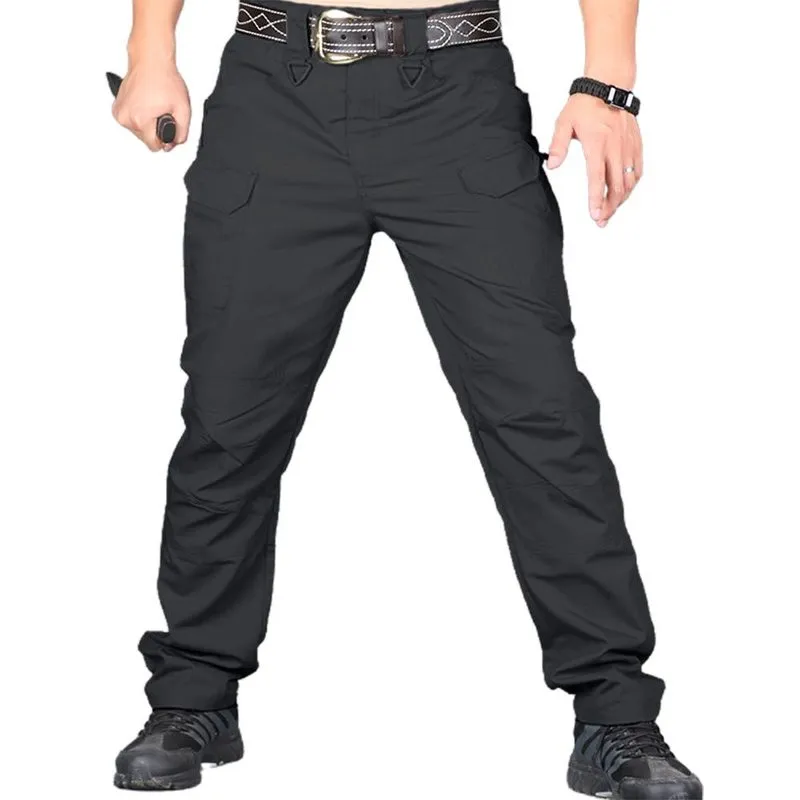 Мужская технический ветрозащитный военный брюк грузы повседневные брюки на открытом воздухе на открытом воздухе