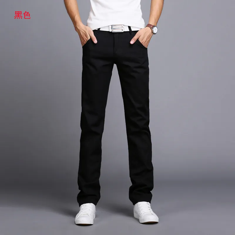 Lente zomer casual broek mannen katoen slank fit chino's mode broek mannelijk merk kleding 9 kleuren plus maat 2838 220704