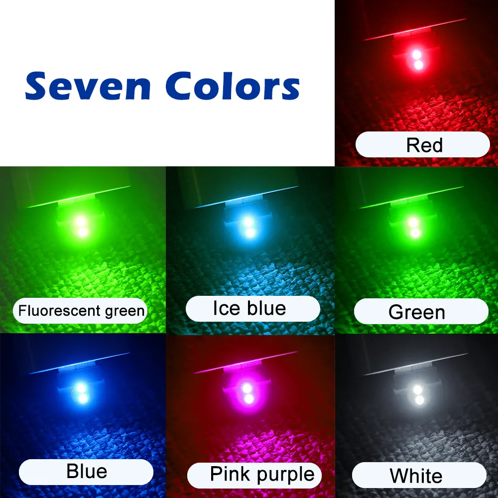 Mini USB LED LED LIGHT Auto Wewnętrzne Atmosfera Światło Oświetlenie awaryjne PC PC AUTO KOLEKTOWY DEKURTACYJNY LAMPACJA