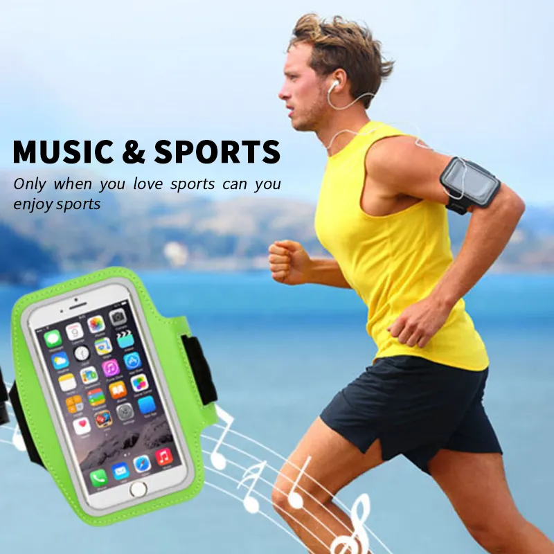 4-6 zoll Outdoor Sport Telefon Halter Armband Fall für Samsung Gym Laufen Telefon Tasche Arm Band Fall für iPhone XiaoMi Huawei