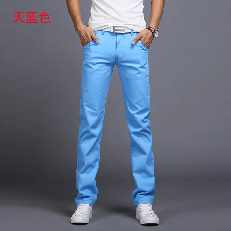 Männer Hosen Frühling Sommer Casual Männer Baumwolle Slim Fit Chinos Mode Hosen Männliche Marke Kleidung 9 Farben Plus Größe 28 38 220827