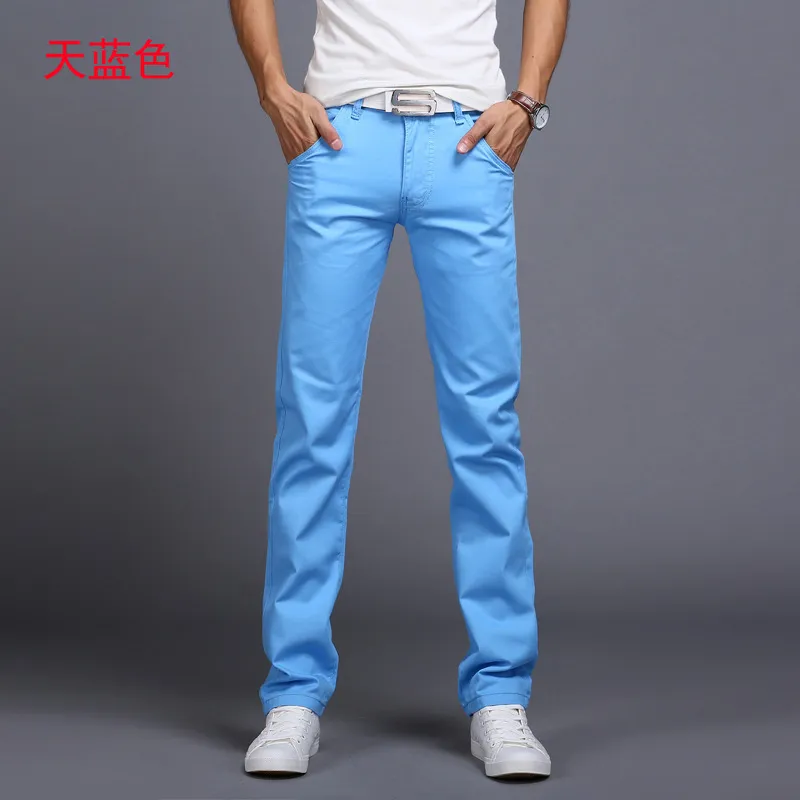 Men's Pants Spring summer Casual Men Cotton Slim Fit Chinos Fashion Trousers Male Brand Clothing Plus Size 28 38 220827