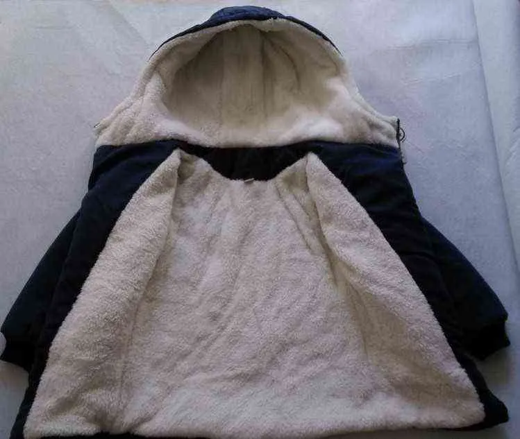 冬の子供ダウンジャケットスノーウェアジャケット高品質の綿の厚いアウターウェアティーンエイジャージャケットフード付きキッズジャケットJ220718