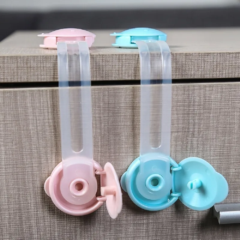 Plastic Cabinet Lock Child Safety Baby Protection From Children Safe Locks for Refrigerators Security Drawer Latches 220707
