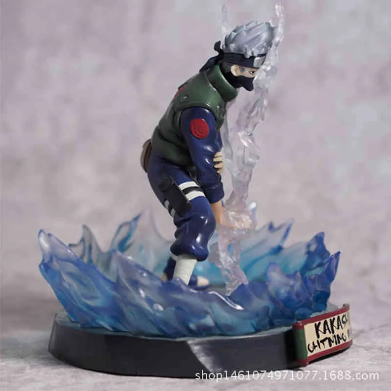 Hokage anime figür heykeli toynami Thunder Elektrikli Hatake Kakashi Sago Suikast Gücü PVC Eylem Figma Modeli Oyuncaklar5871936