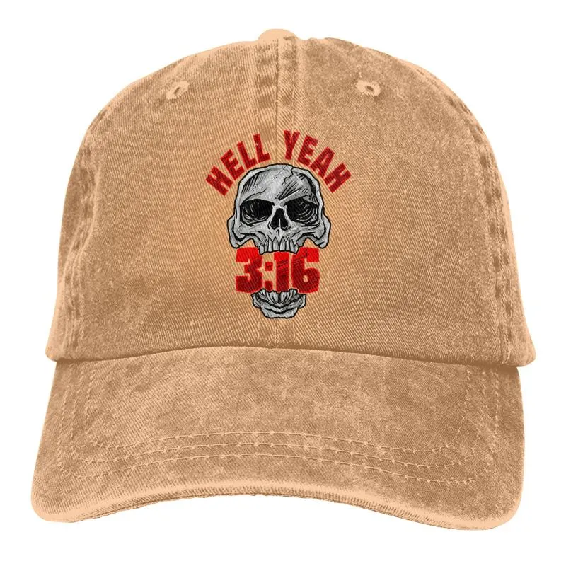 Basker Stone Cold Steve Austin 3 16 Skull Baseball Cap Cowboy Hat toppade bebop hattar män och kvinnor299e