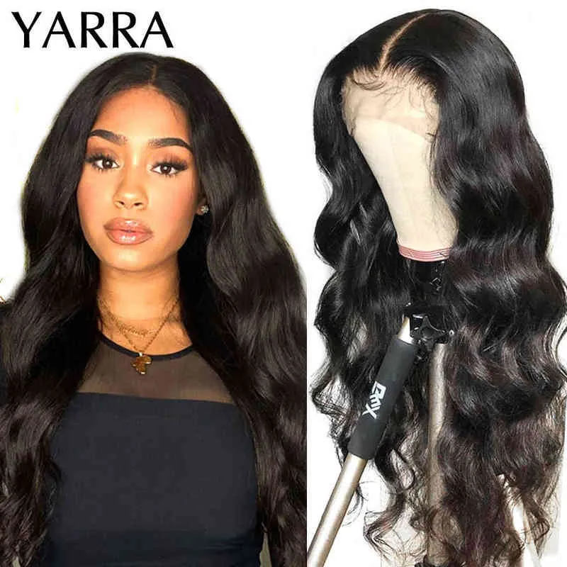 Brazilian Body Wave HD Transparent 360 Lace Front Human Hair Wigs for Black Women Pre Plucked with Baby Remy Yarra 220609