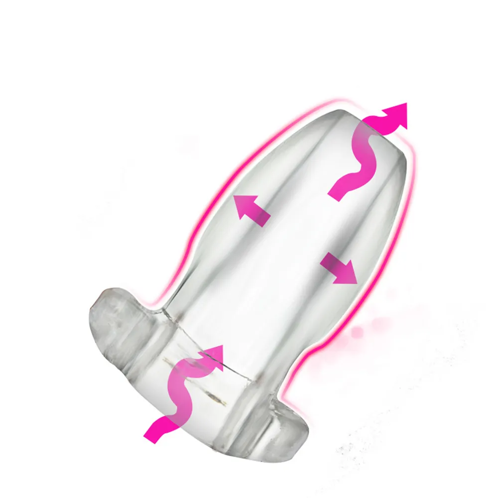 Hollow Big Butt Plug Toys Sexy for Women الأزواج المضاربة الشرج الشرجية Soft Explator ExploreTunnel Douche enhea3431666