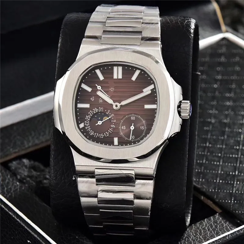 2022 relógio masculino 40mm movimento automático calendário relógios de ouro energia cinética 904l pulseira de aço luminosa resistente à água mestre de201y