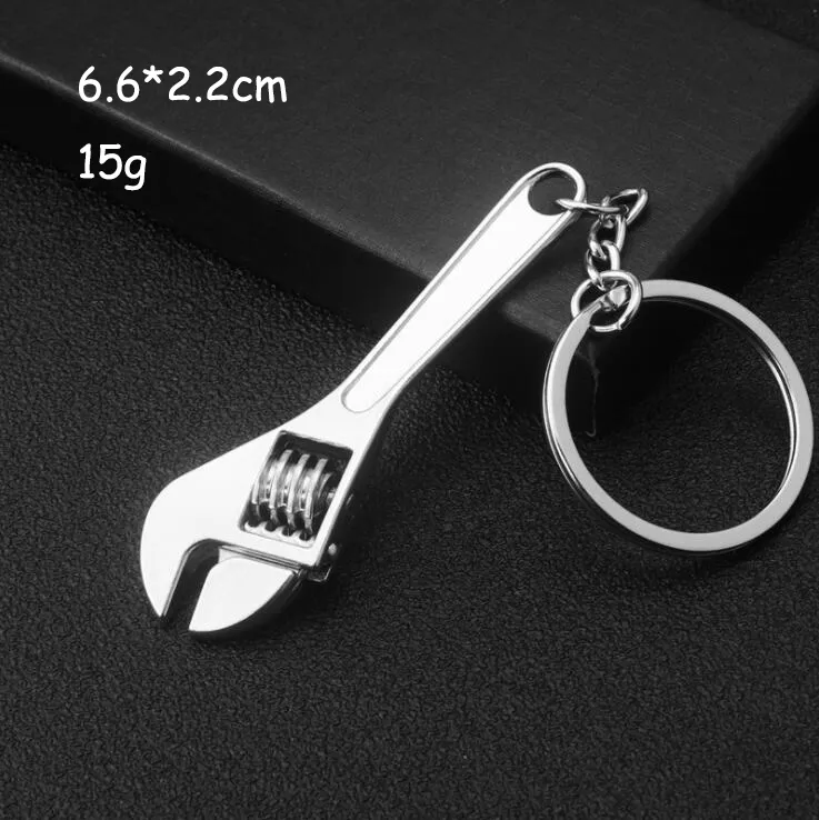 Keychains For Men Car Bag KeyRing Outdoor Combination Tool Portable Mini Utility Pocket Clasp Ruler Hammer Wrench Pliers Shovel 22203Y