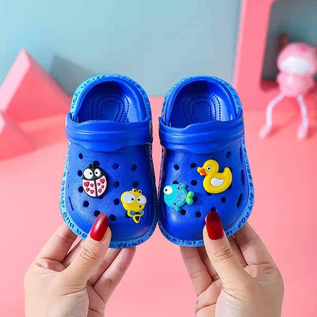 Baby sandalen voor jongens meisjes cartoon schoenen schoenen zomer peuter flip flops kinderen thuis slippers strand zwemmen slippers 220621