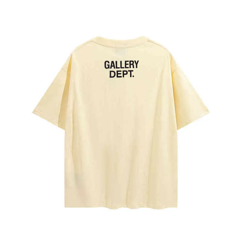 Projektant Tshirts męskie swetry z kapturem gwiazda męskiego letnia los Angeles Galleria Deptt nadrukowane okrągły szyję koszulka z krótkim rękawem Podszewka Q4TW FVQK