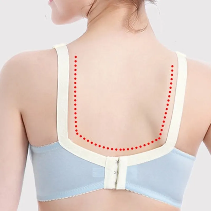 Women Maternity Feeding Nursing Bra Pregnancy Open Front Buckle Breastfeeding Bralette Wireless Lightly Padded Underwear 220621