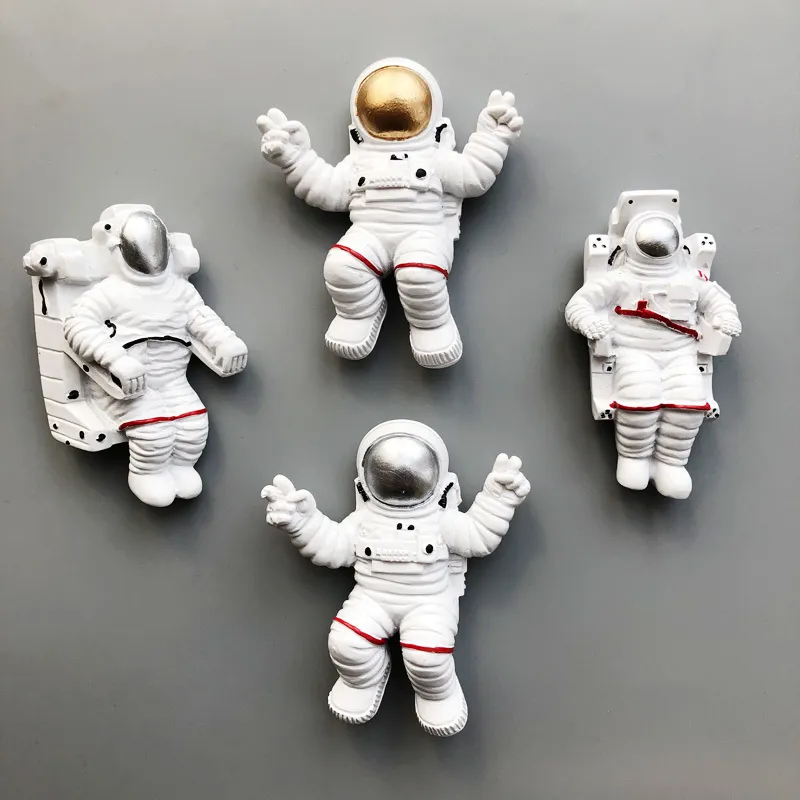 宇宙飛行士冷蔵庫マグネット漫画クリエイティブプラネットマグネティックステッカー冷蔵庫磁石ホームデコレーションスペースシャトルマグネット