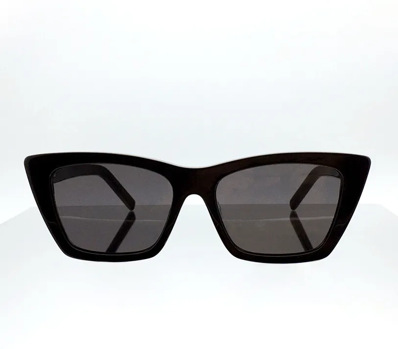 276 Mica zonnebril populaire designer damesmode retro Cat eye vorm frame bril Zomer Vrije tijd wilde stijl UV400 Bescherming co3129