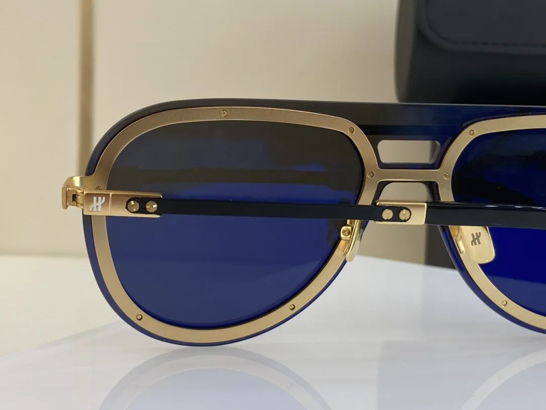 HUBLOT 007 TOP ORIGINAL Högkvalitativ designer solglasögon för mens berömda fashionabla klassiska retro kvinnliga solglasögon lyxmärke 183y