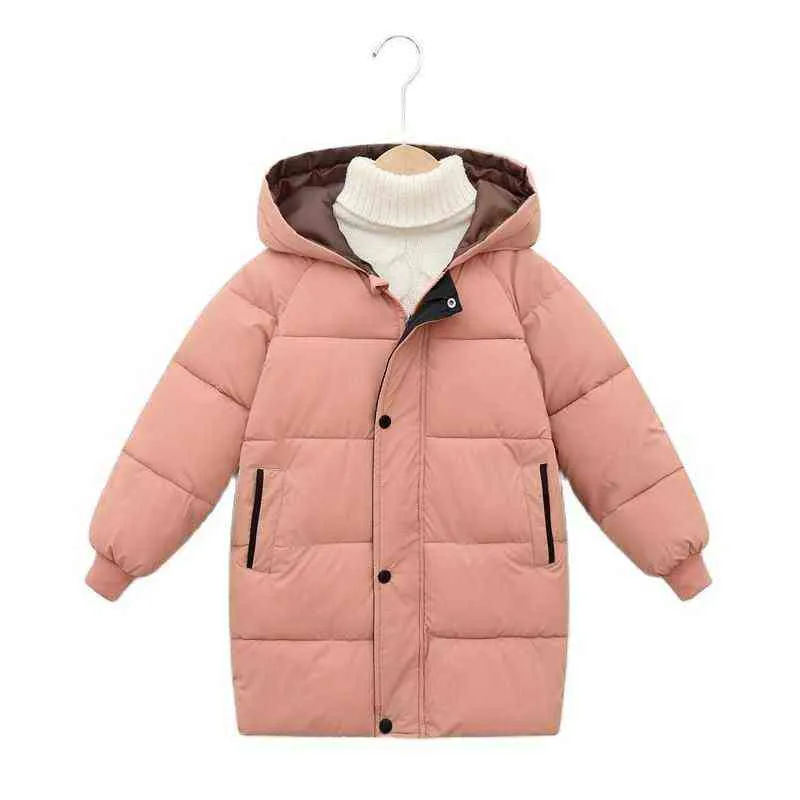 Lzh Down Jacket Female 2021 Autumn Winter Clothes For Boys Jackets 3-10 Year Baby Girls Down Jackets Hooded Children Jackets For Girls J220718