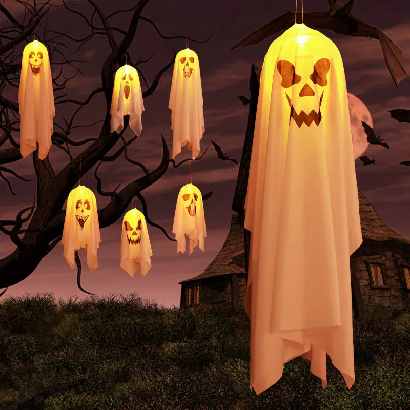 Other Festive & Party Supplies Halloween Hanging Candle Light Ghost Halloween H 220823
