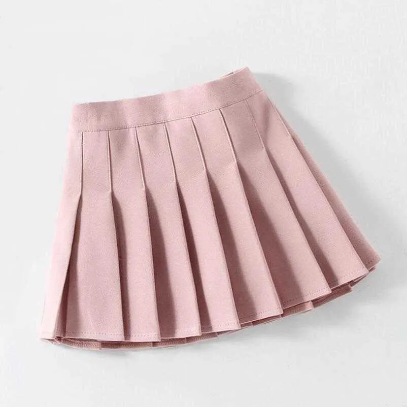 School Uniform Girls Skirts Performance Pleated Skirt Solid Children Clothes Baby Toddler Teenager Kids Bottoms 6 8 10 125701075