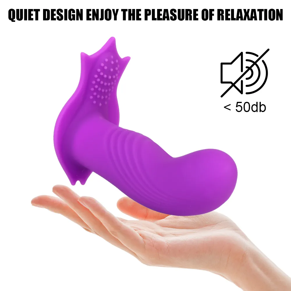 Vibromasseur portable jouets sexy pour femmes masseur anal gode papillon produits pour adultes 10 modes