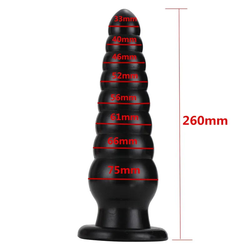 Big Anal Plug enorm dildo anus Masturbators G-spot stimulatot dilatador pärlor stora rumpa vuxna sexiga leksaker för kvinnor män