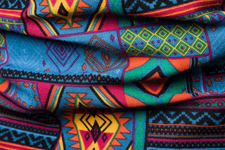 メンズコットンリネンドレスシャツファッションビンテージアフリカ民族プリント男性スリムフィット半袖ハワイアンS Camisas 220322