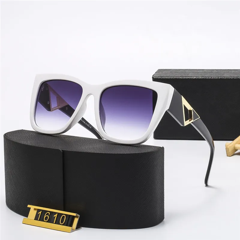 Marca designer óculos de sol para homem mulheres moda óculos quadro completo clássico casal óculos polarizados adumbral 6 cores com box252z