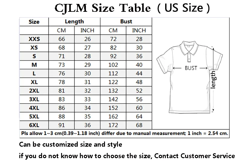 Cjlm verão 3d impressão masculina polo camisa masculina casual manga curta polo t camisa empresa personalizada caindo atacado 220608