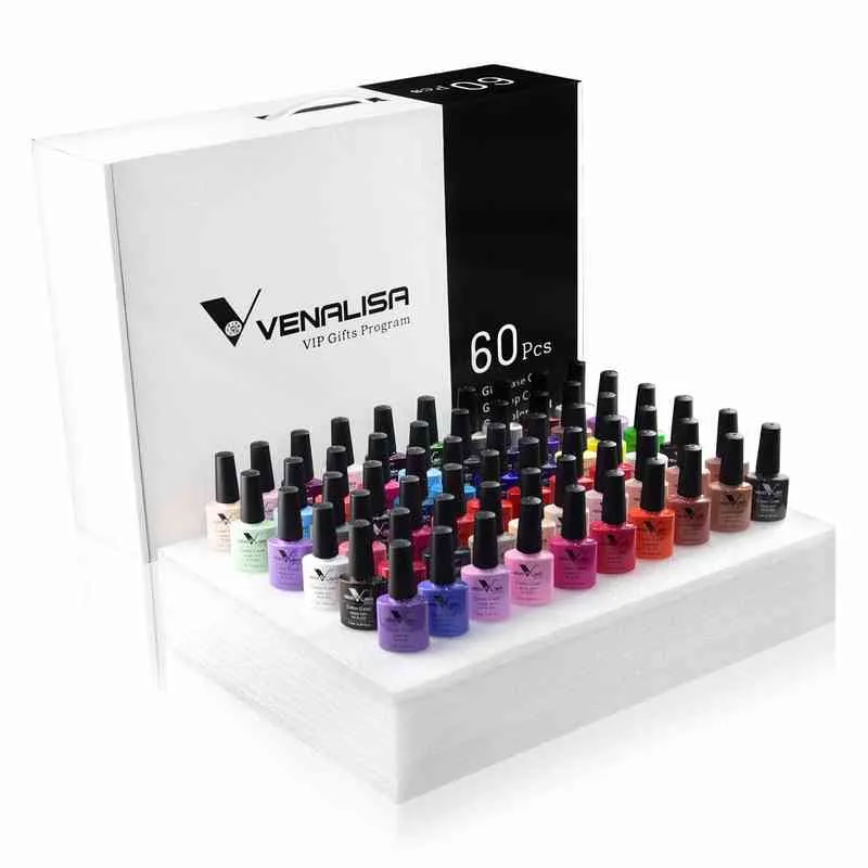 NXY Gel unghie 65 pezzi Kit smalto Vip Set Copertura completa Glitter Colori Professional Salon Elegance Varnish s 0328