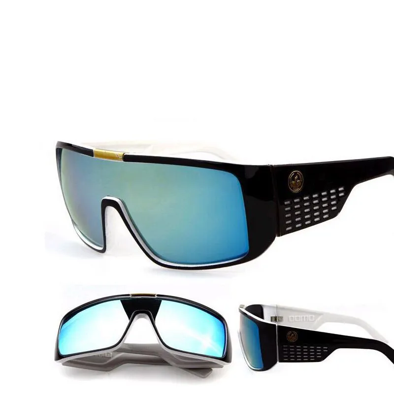 Mode retro överdimensionerade drake solglasögon för män varumärke design manlig utomhus sport sommar resor stora solglasögon glasögon nyanser235k