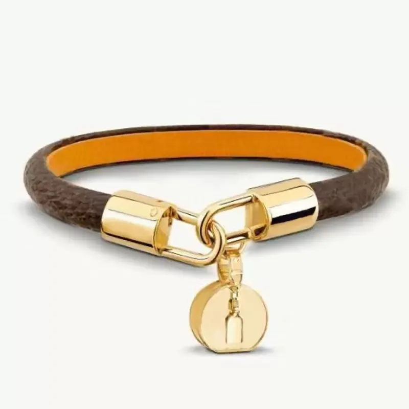 Designer charm Bracelets love Fashion Leather Magnetic Buckle bijoux gold Bracelet Chain Luxury Fine Jewelry Unisex Wristband High2087