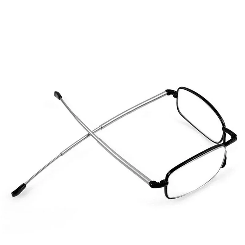 Солнцезащитные очки MINI Design, очки для чтения для мужчин и женщин, складная маленькая оправа, черный металл, с оригинальной коробкой, солнцезащитные очки277F