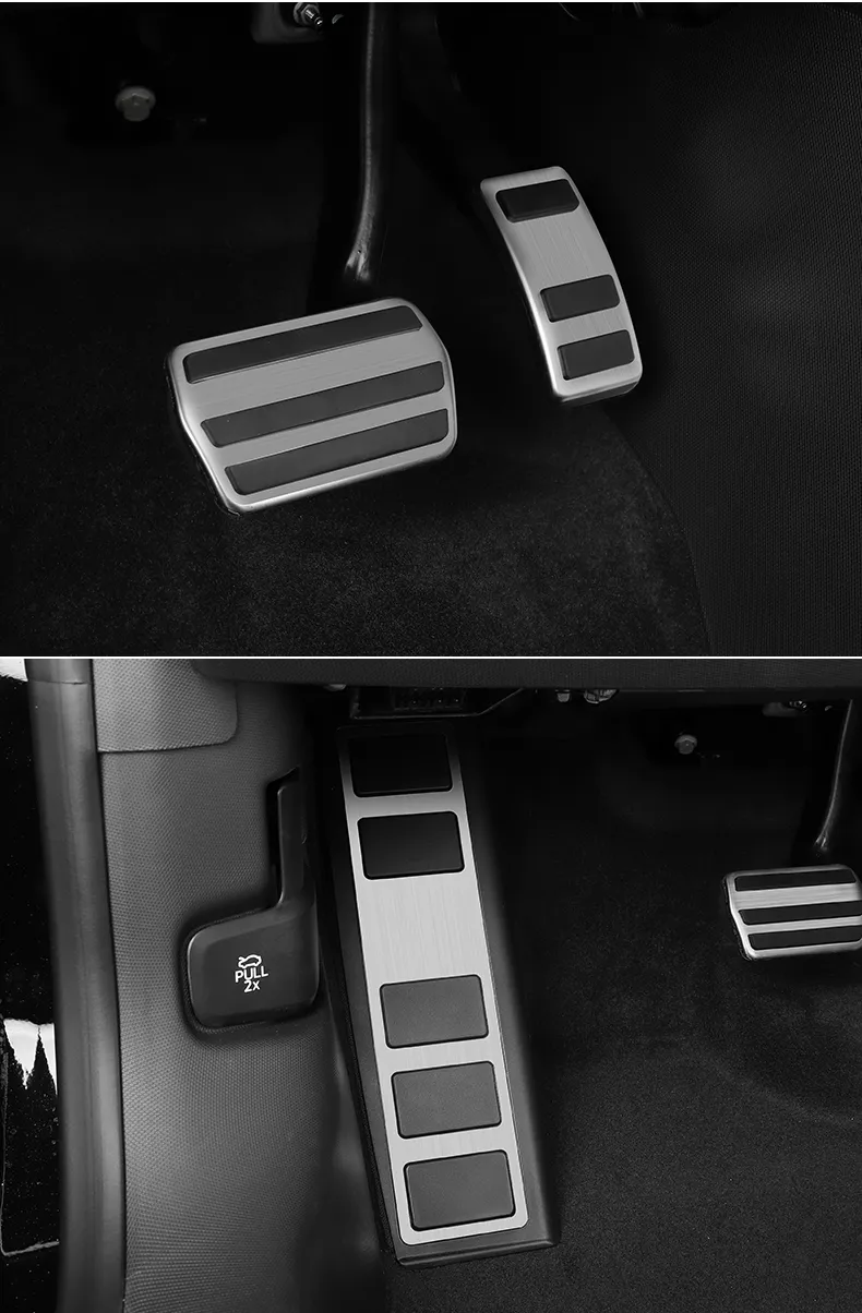 Podkładki pedałowe dla stóp samochodowych dla Ford Mustang Mache GT Non Slip Foot Pedal Covers6186013