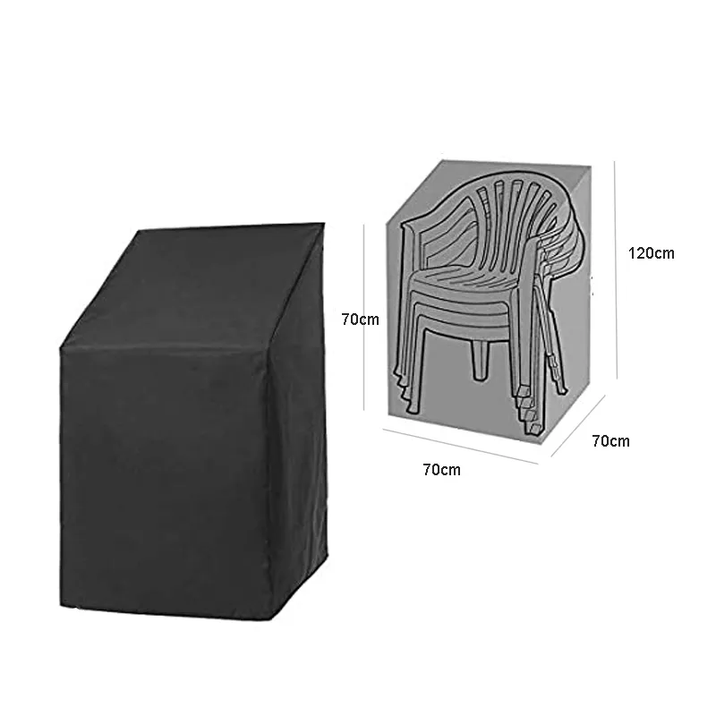 Couverture imperméable extérieure meubles de jardin chaise de pluie Protection de canapé anti-poussière tissé Polyester pratique 220427