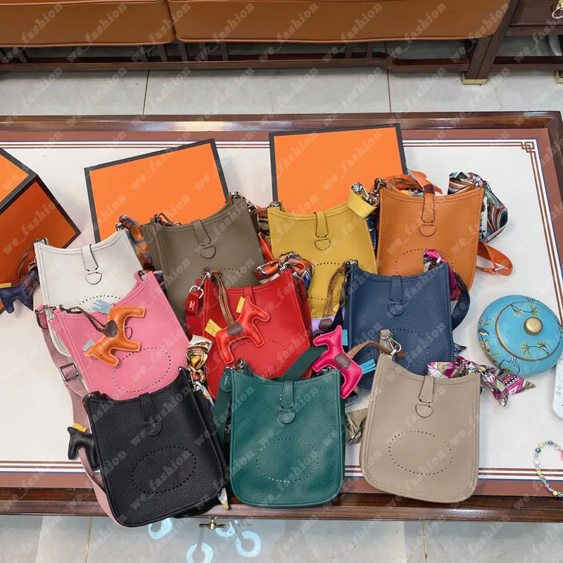 10 kleuren dames schoudertassen echte lederen emmertas ontwerper vrouwen evelyn tas ontwerpers handtas kruislichaam koppeling handtassen top 2206131