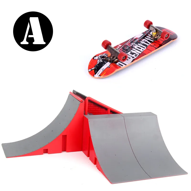 MINI PICK PARKES COMALIZACJA Połączenie Zabawki Practak Deck Druk Ramp Track Track Educational Toy for Boy Prezent 220608